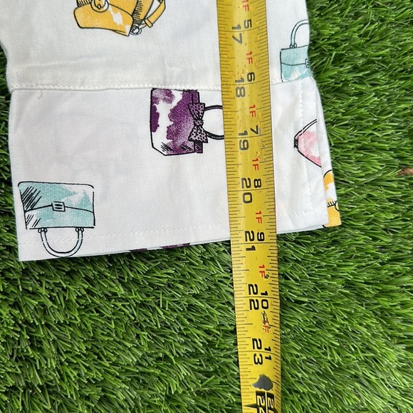 Comp Black Playful Print Button-Down Shirt Size L - Picture 12 of 14